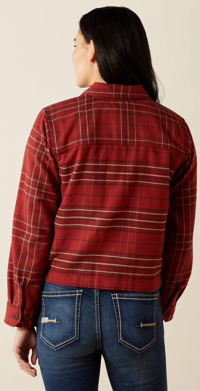 Rebar Heavy Flannel Work Shirt Back
